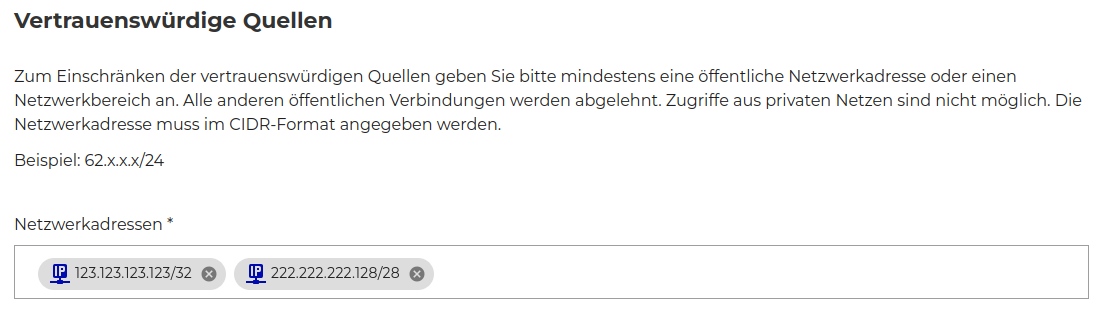 Externen Zugriff einrichten